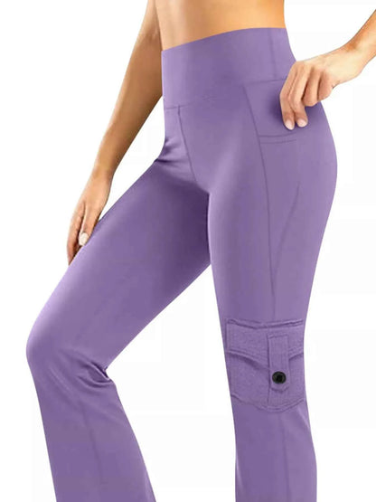 High-Waisted Yoga Pants with Pockets