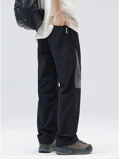 Men's Full Size Drawstring Wide Leg Pants Plus Size