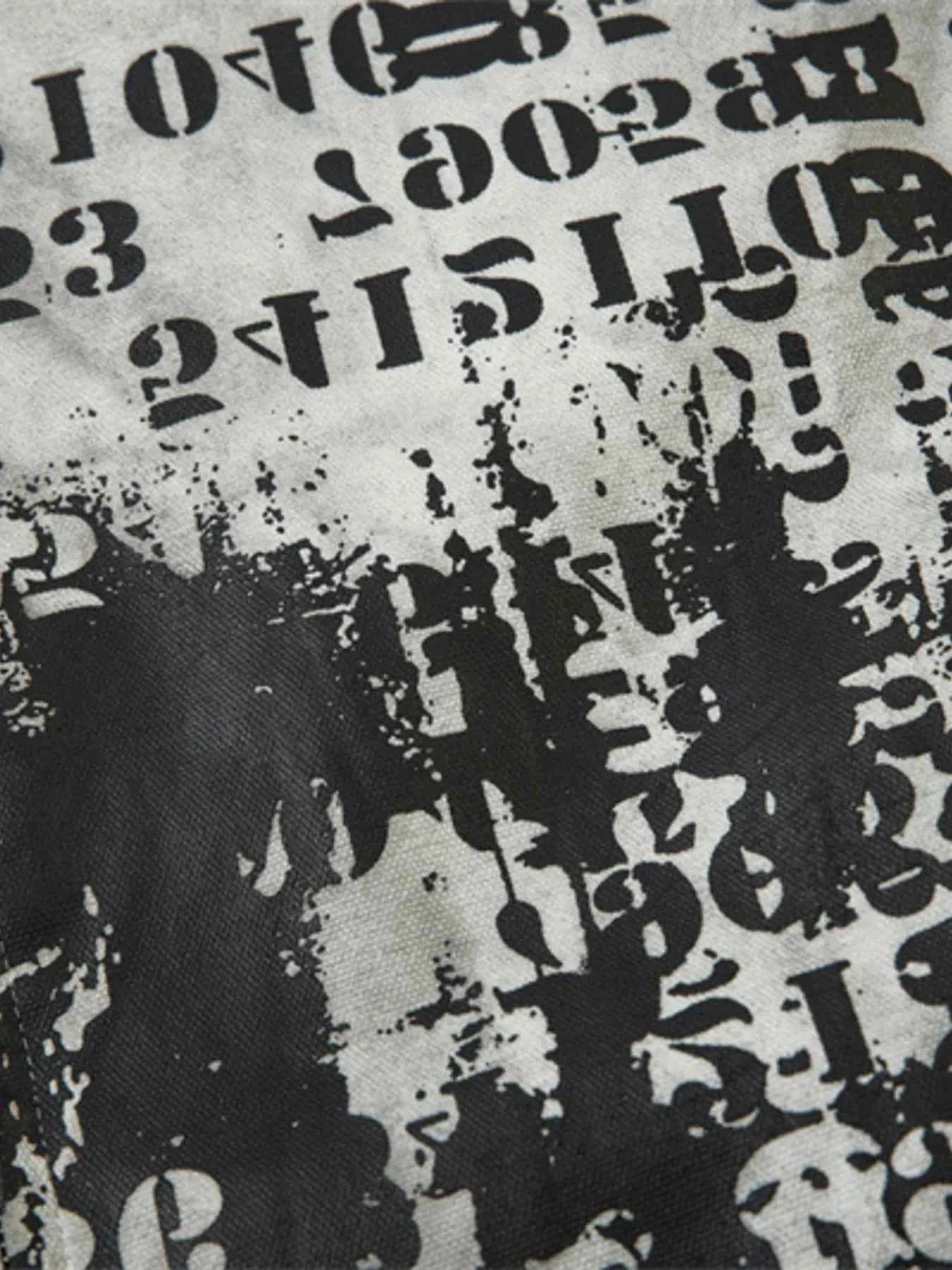 Men's Printed Zip Up Jacket