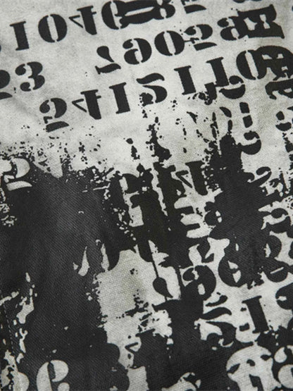 Men's Printed Zip Up Jacket