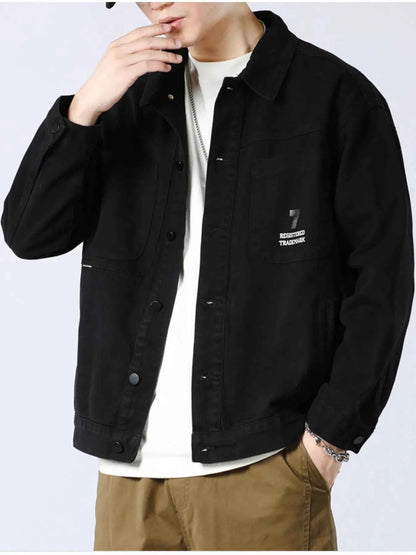 Men's Full Size Button Up Long Sleeve Shacket Plus Size