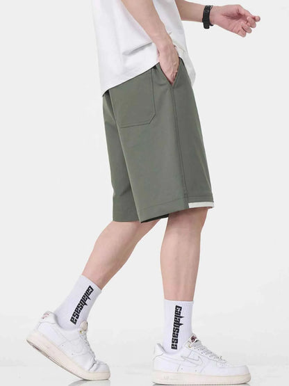 Men's Plus Size Drawstring Loose Fit Shorts