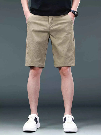 Men's Breathable Cotton Shorts with Pockets