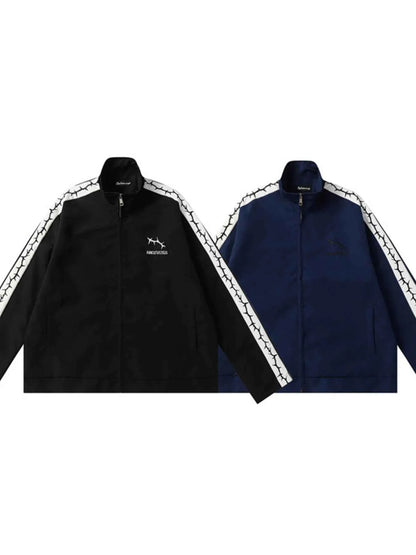 Men's Contrast Zip Up Jacket