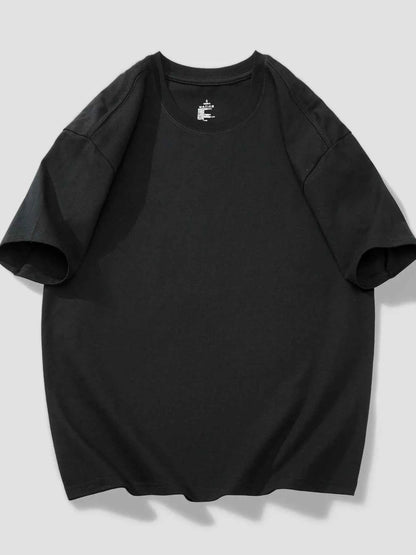 Men's Full Size Round Neck Short Sleeve T-Shirt Plus Size