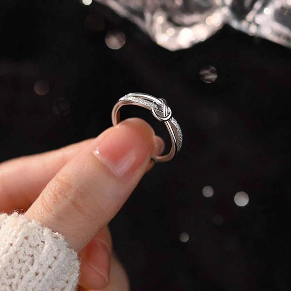 925 Sterling Silver Knot Ring