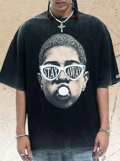 Men's Graphic Short Sleeve Oversized T-Shirt
