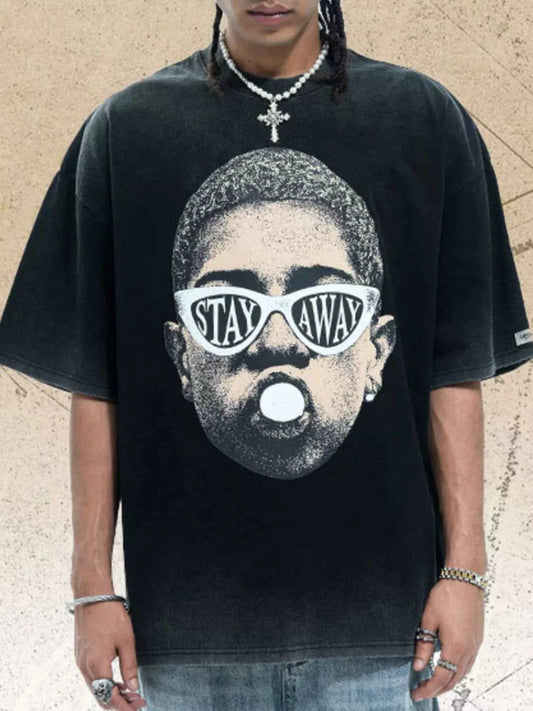 Men's Graphic Short Sleeve Oversized T-Shirt