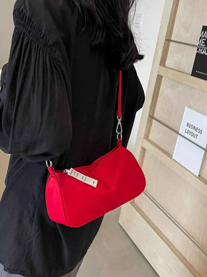 Solid Color Crossbody Bag