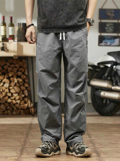 Men's Plus Size Casual Relaxed Fit Drawstring Pants