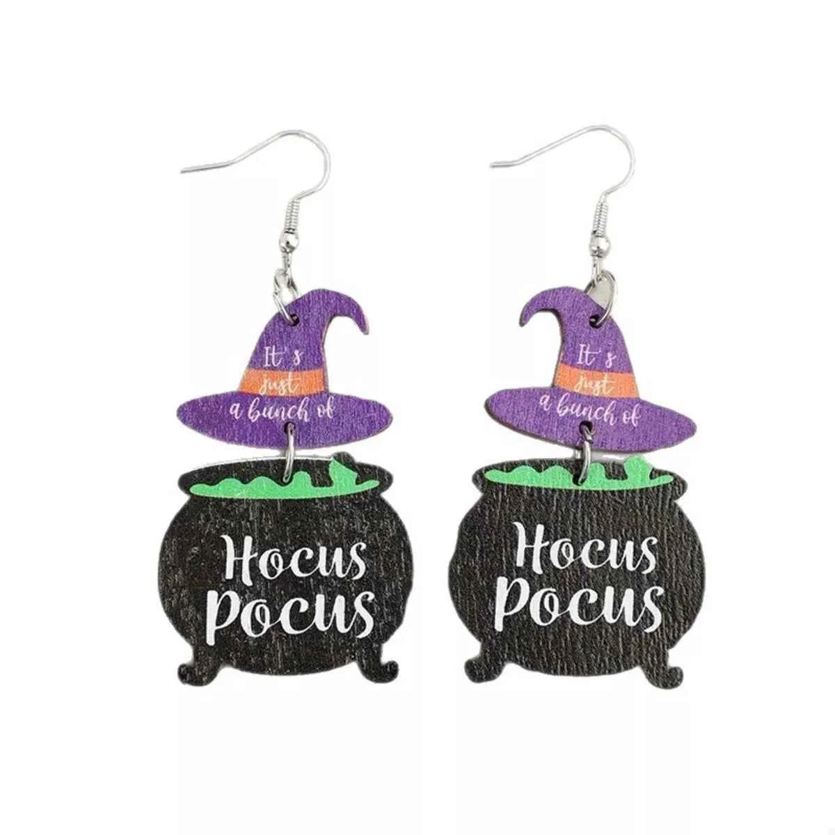 Halloween Hocus Pocus Witch Hat Earrings