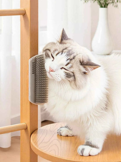 Self Groomer Wall Corner Cat Brush Pet Hair Remover Comb