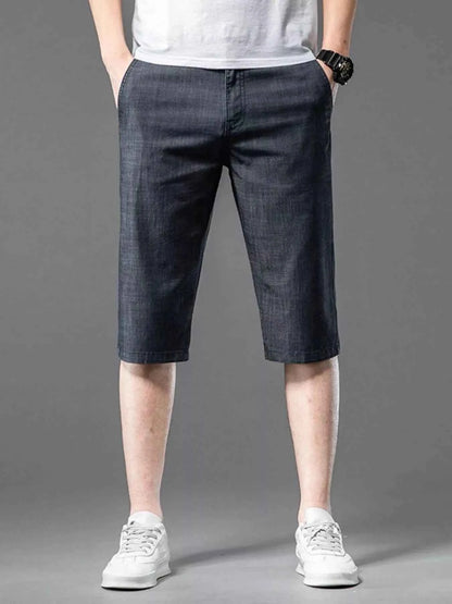Men's Loose Fit Denim Shorts