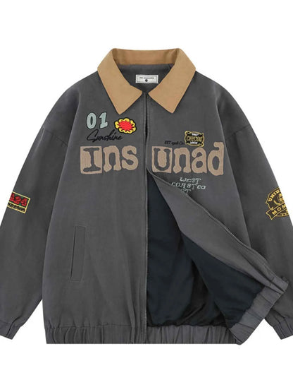 Men's Zip Up Long Sleeve Jacket