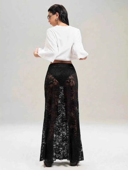 Lace Maxi Skirt