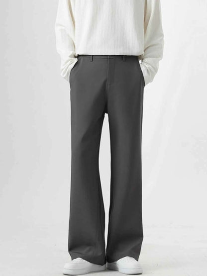 Men's Full Size Basic Style Wide Leg Pants Plus Size