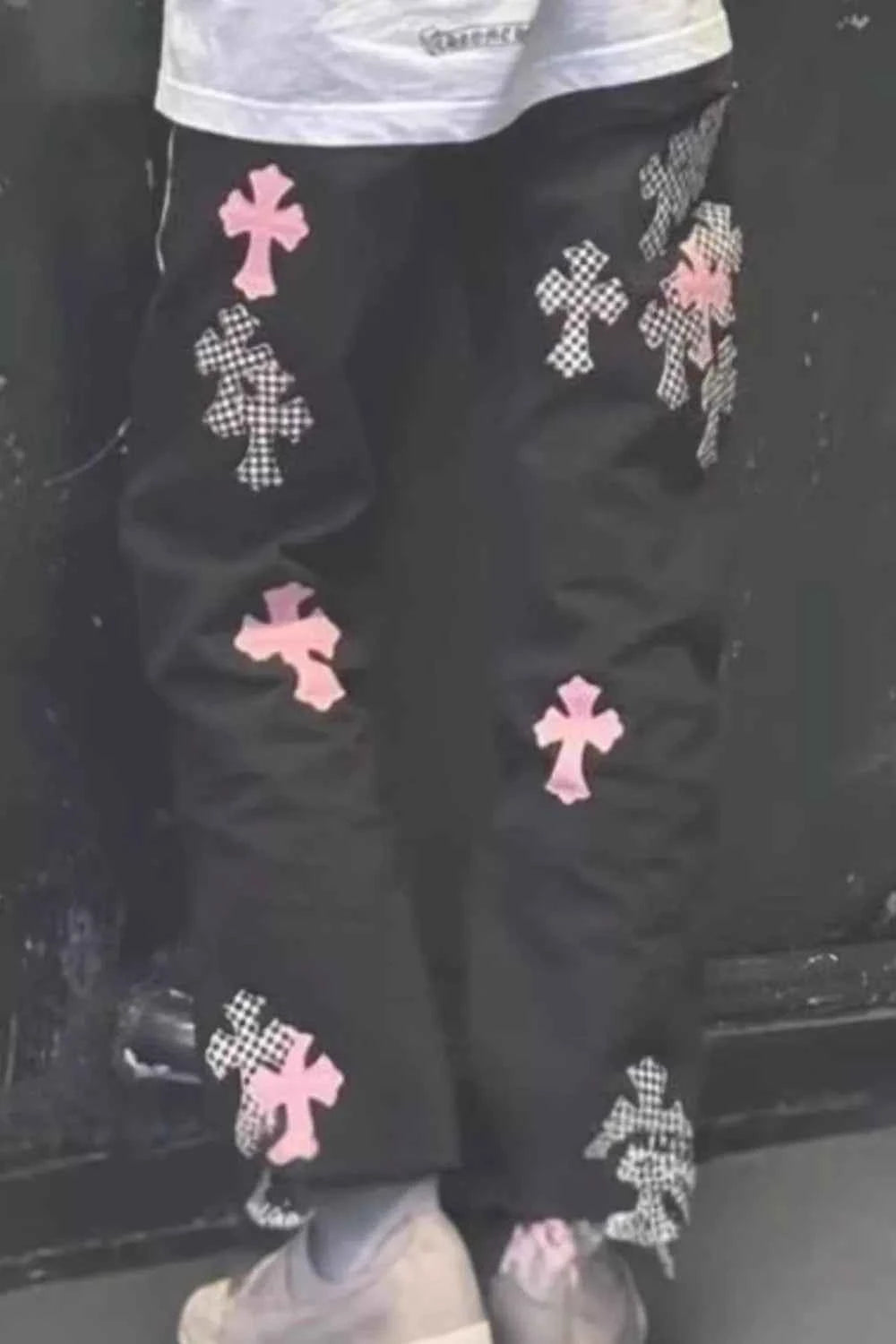 Men's Plus Size Cross Loose Fit Jeans