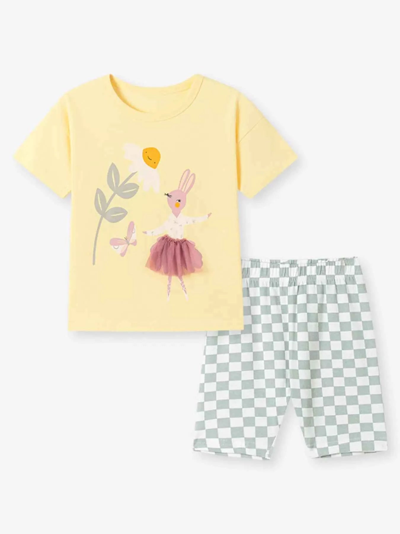 Children's Graphic Tee & Shorts Set