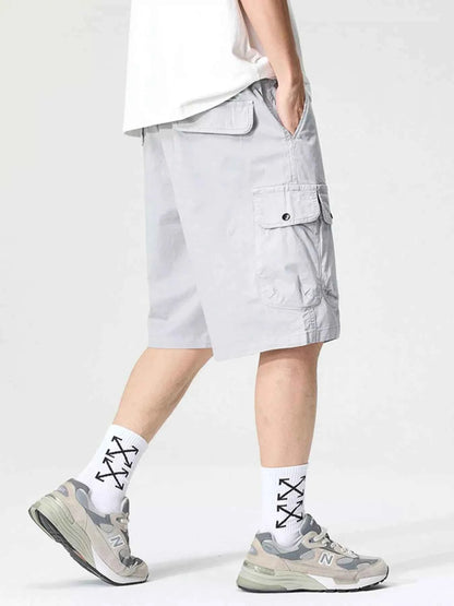 Men's Full Size Drawstring Loose Fit Shorts Plus Size