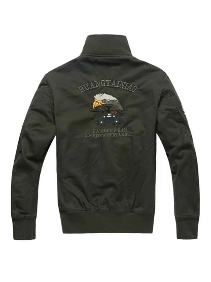 Men's Plus Size Zip Up Long Sleeve Jacket