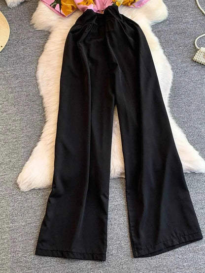 Printed Wide Leg Jumpsuit