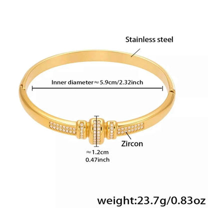 18K Gold-Plated Zircon Bracelet