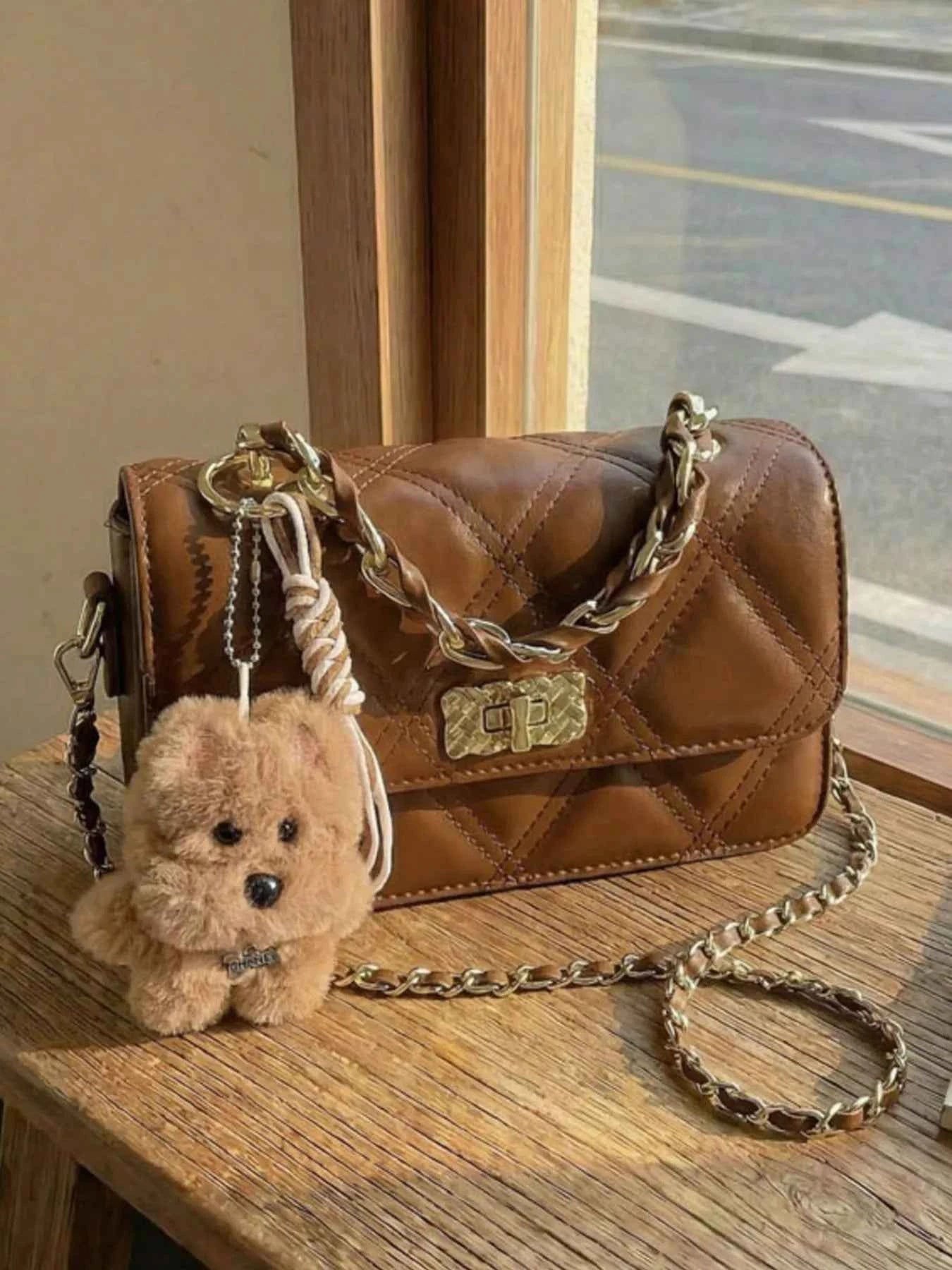 Quilted Leather Crossbody Bag