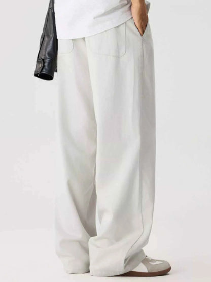 Men's Relaxed Fit Pants with Pockets
