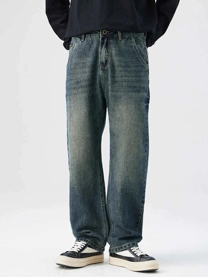Men's Washed Relaxed Fit Jeans