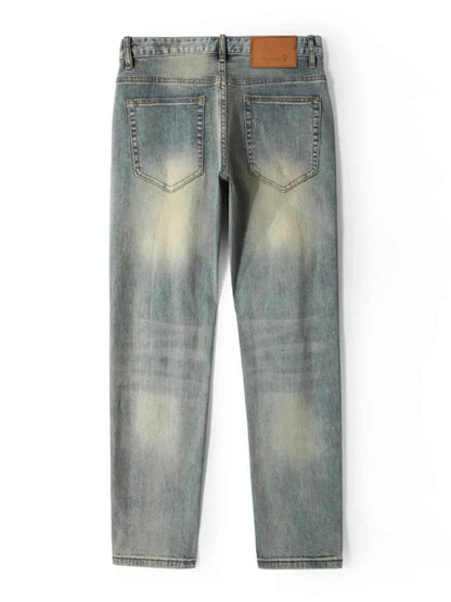 Men's Distressed Slim Fit Jeans