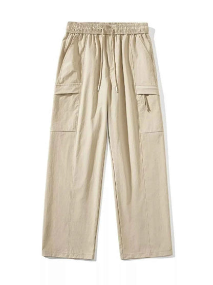 Men's Full Size Drawstring Wide Leg Pants Plus Size