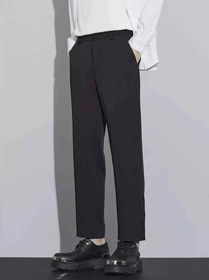 Men's Plus Size Straight Leg Casual Pants