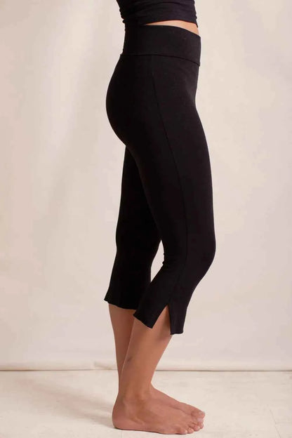 Side Slit Capris Leggings