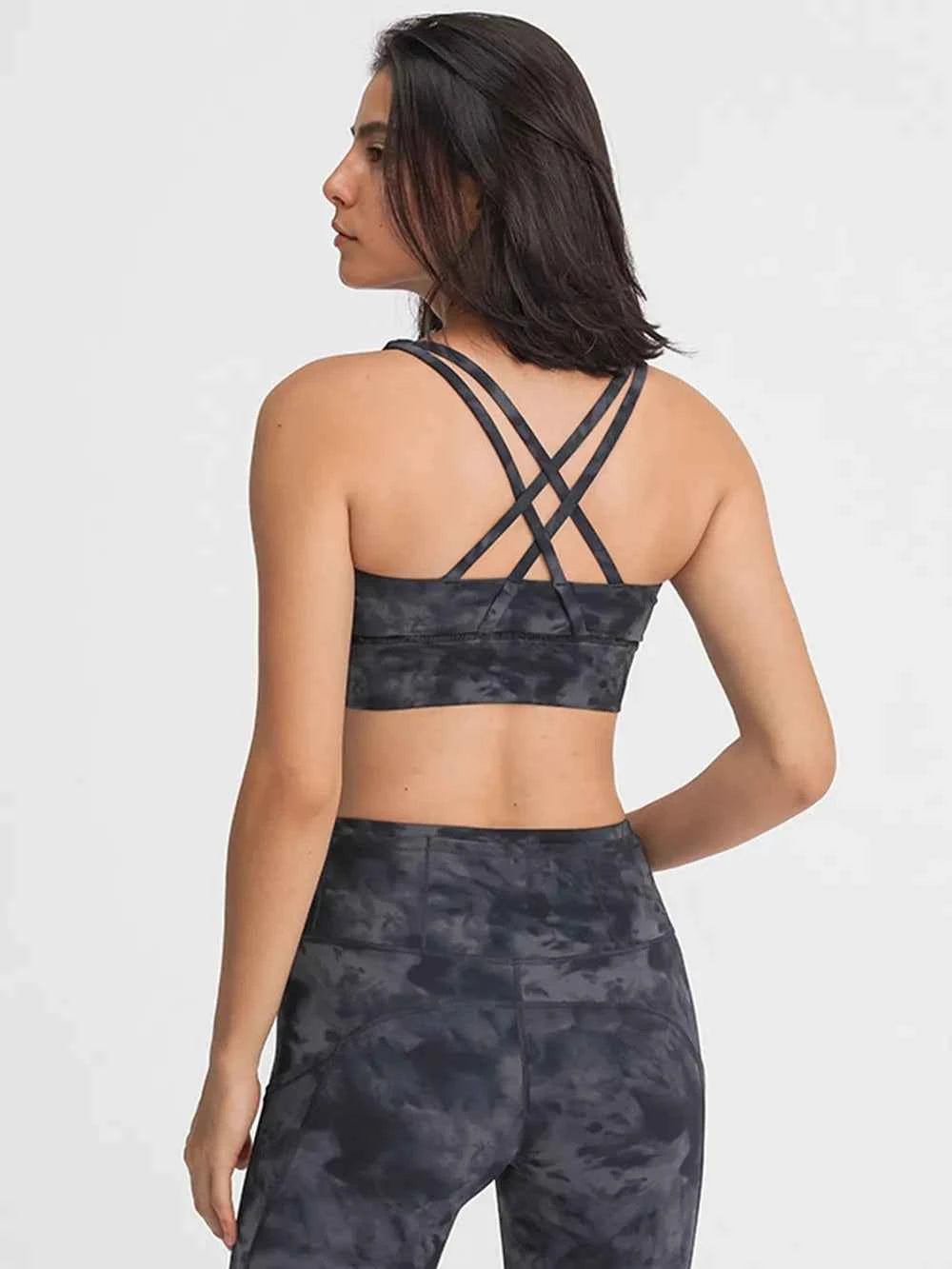 Millennia Crisscross Scoop Neck Active Tank