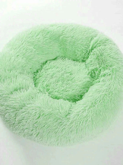 Fluffy Plush Donut Pet Nest