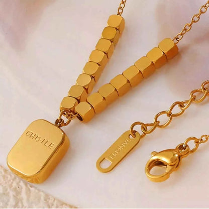 18K Gold-Plated Pendant Necklace