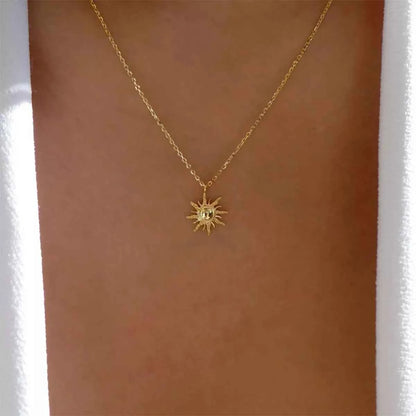 Sunburst Pendant Necklace