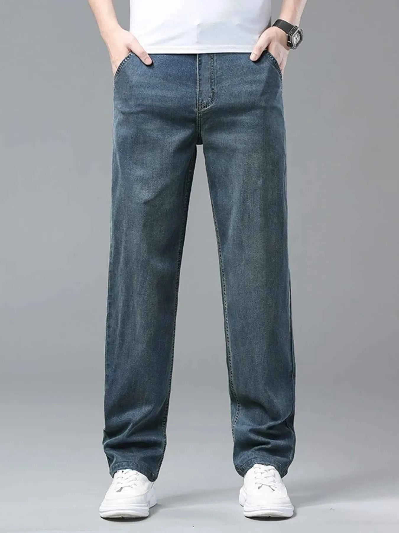Men's Washed Straight Fit Comfort Pants