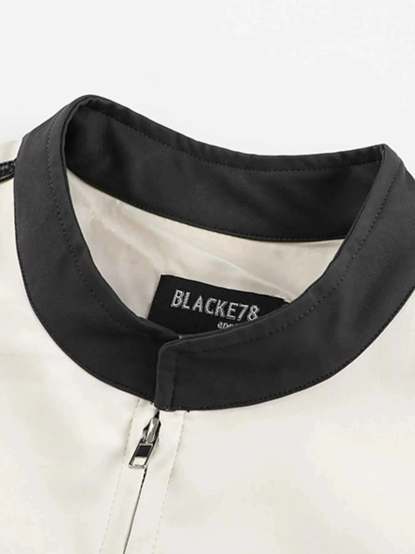 Men's Two-Tone Zip Up Jacket