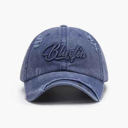 Embroidered Letter Cotton Baseball Cap