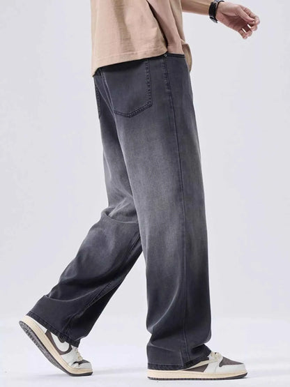 Men's Vintage Washed Straight Fit Pants