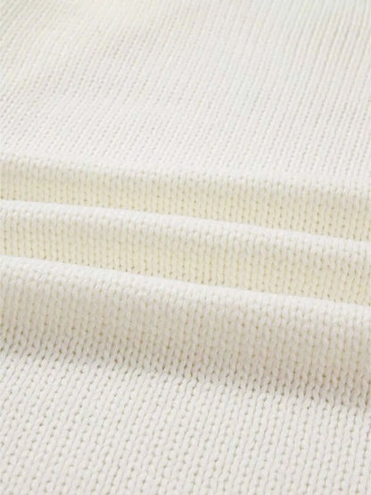 Halloween Pumpkin Embroidered Knit Cardigan