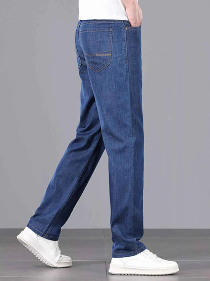 Men's Wash Straight Leg Comfort Jeans
