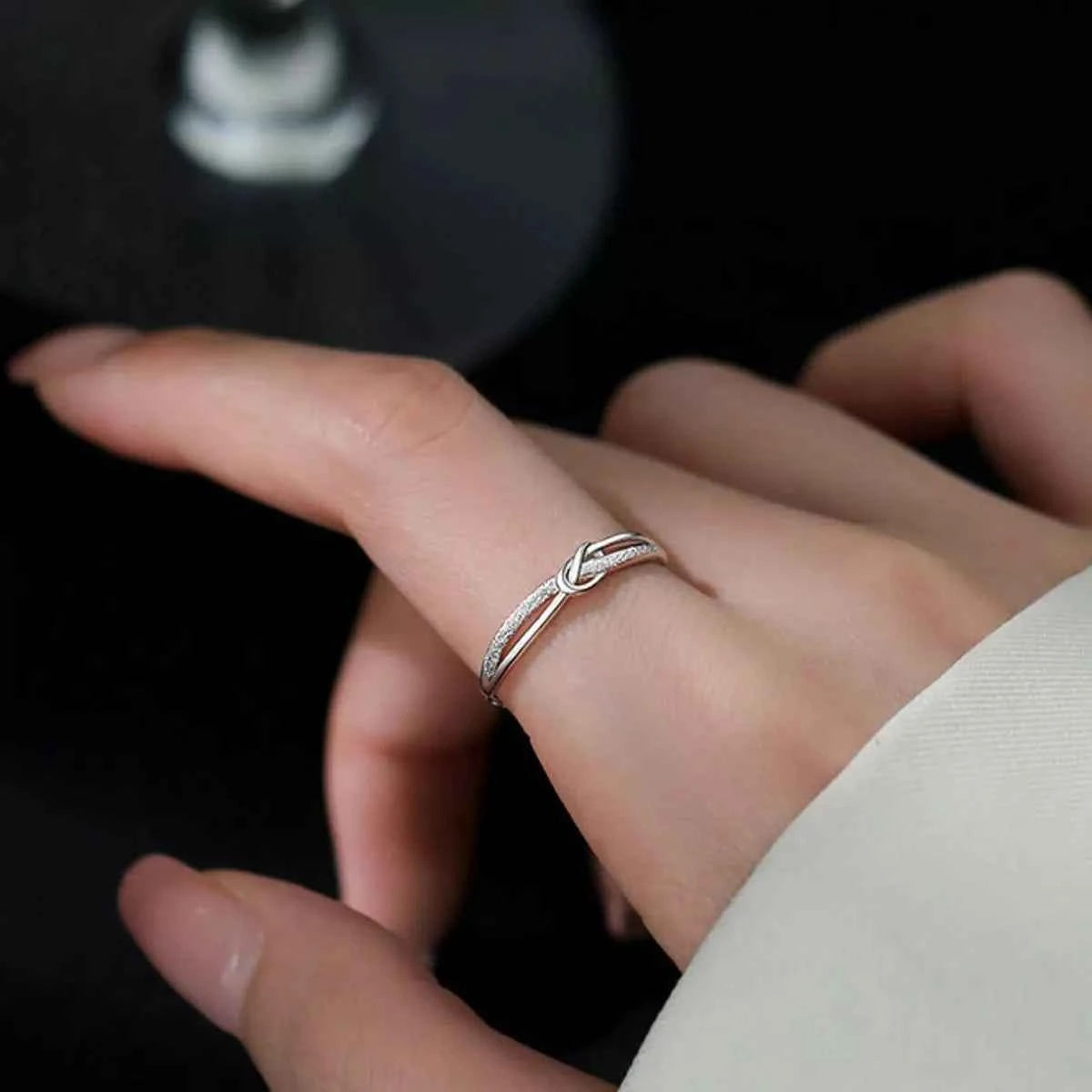925 Sterling Silver Knot Ring