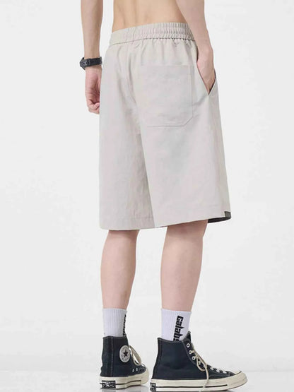 Men's Plus Size Drawstring Loose Fit Shorts