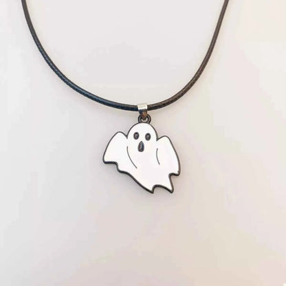 Halloween Ghost Pendant Necklace