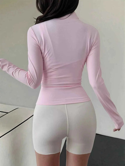 Slim Fit Zipper Front Outerwear