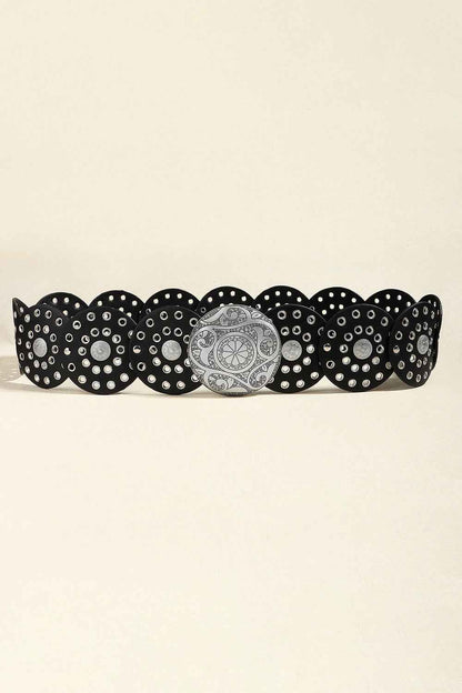 Vintage PU Leather Wide Belt