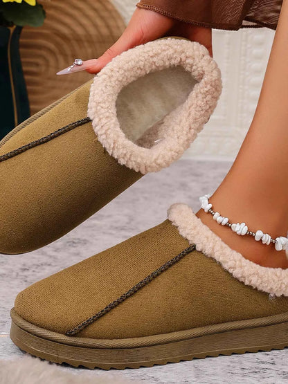 Cozy Faux Fur Lined Slippers