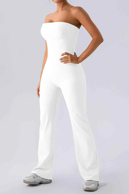 Sleeveless Straight Active Jumpsuit